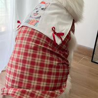 Christmas Dog Dress Cartoon Pet Clothes for Small Medium Large Dogs