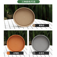 Square Plastic Plant Pot Saucer Thickened Drip Tray for Planters Imitation Ceramic Base