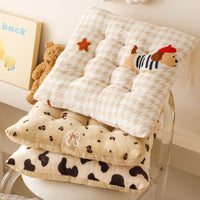 Winter Plush Seat Cushion for Office Chair, Tatami, or Bay Window - Warm and Comfortable