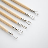 6-inch Flat Wire Clay Sculpting Tool Set for Pottery and Model Making