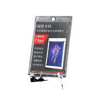 Magnetic Trading Card Holder for Pokemon, Yu-Gi-Oh, Sports Cards - 35PT Clear Display Case