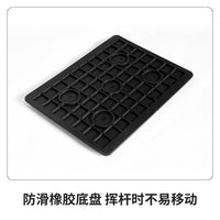Golf Hitting Mat Heavy-Duty Rubber Base Long Grass Practice Mat for Indoor Outdoor Swing Training