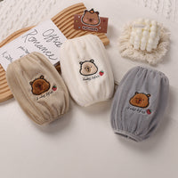 Cartoon Cute Short Arm Sleeves for Women, Students, Office Work, Winter Down Jacket Protection