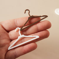 Dollhouse Miniature Clothes Rack with Hangers