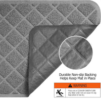 Cat Litter Box Mat PVC Mesh Trap Pad with Non-Slip Backing