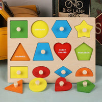 Montessori Wooden Busy Board for Toddlers - Educational Fine Motor Skill Toy for Babies 1-2 Years Old