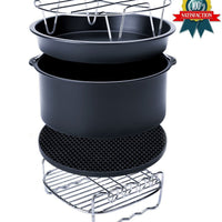 Air Fryer Accessories Kit, 5-Piece Set for 3.5-5.8QT Air Fryers, Includes Cake Pan and Pizza Pan