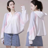 Women's UPF 50+ UV Protection Ice Silk Sun Protection Hoodie