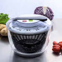 Manual Salad Spinner and Vegetable Dryer for Kitchen