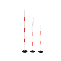Agility Training Poles for Basketball, Soccer, and Driving Practice - Obstacle Course Slalom Poles