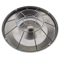Stainless Steel Rectangular Chicken Feeder Trough for Poultry, Geese, and Pigeons - Anti-Scatter Design