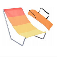 Portable Folding Beach Lounge Chair for Outdoor Camping and Napping