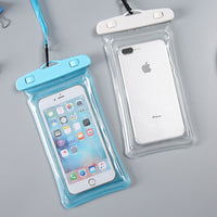 Waterproof Phone Pouch with Airbag for Underwater Photography and Touchscreen Use, Floating Dry Bag for Swimming and Rafting