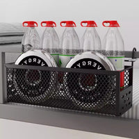 Bedside Hanging Storage Basket for Dormitory Bunk Beds, No-Drill Organizer Shelf