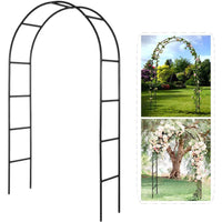 Stainless Steel Garden Arch Trellis for Climbing Plants, Roses, and Vegetables