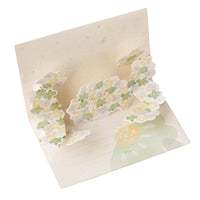 3D Pop-Up Greeting Card for Teachers' Day and Festivals, Hand-Written Blessing Card, Gift Message Card
