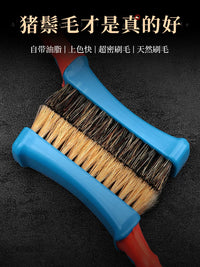 Boar Bristle & Nano Brushes for Walnuts, Bodhi Beads, and Olive Pits - Hard & Soft Bristle Cleaning Tool Set