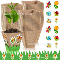 Kids DIY Planting Foam Flower Pot Craft Kit with Seedling Cups