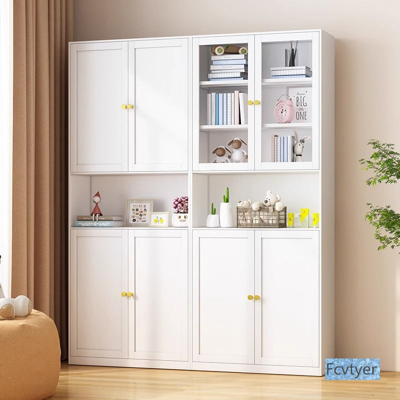 Metal Dustproof Office File Cabinet with Glass Door