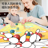 Kids' Tabletop Curling & Ice Hockey Game Set for Family Fun