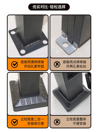 Aluminum Villa Garden Fence Outdoor Balcony Terrace Railing