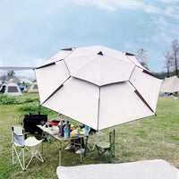 Fishing Umbrella with Universal Rotation, UV Protection, Rainproof, Outdoor Beach Camping