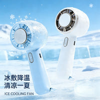 Portable Handheld Misting Fan with Semiconductor Cooling and High-Speed Turbine
