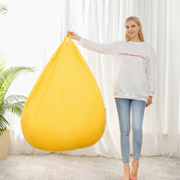 Oversized Bean Bag Chair with Pillow, Fabric Single Sofa for Living Room Balcony