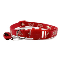 Glow-in-the-Dark Pet Collar with Bell & Safety Buckle for Cats & Small Dogs, Anti-Choke Design