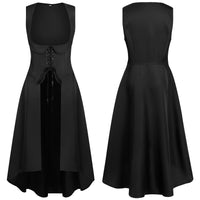 Medieval Renaissance Women's Long Dress for Cosplay and Halloween
