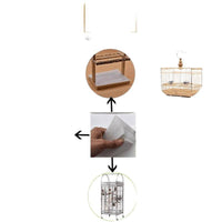 Disposable Bird Cage Liners for Pet Birds - Round, Square, and Rectangular Options