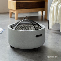 Outdoor Charcoal Grill and Fire Pit for Patio and Indoor Use