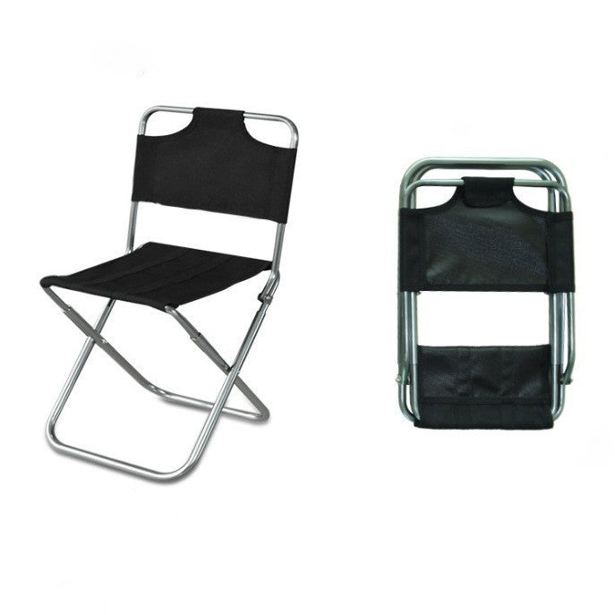 Portable Aluminum Alloy Folding Stool for Outdoor Camping Fishing Picnic
