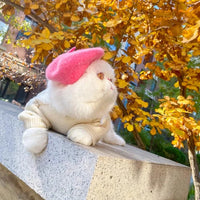 Pet Beret Hat for Dogs and Cats - Painter Style Octagonal Cap