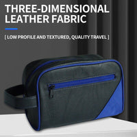 Men's PU Waterproof Travel Toiletry Bag for Business Trips