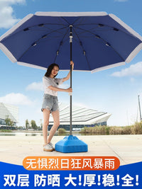 Outdoor Patio Umbrella with UV Protection, Commercial Grade Sunshade for Market Stalls and Gardens
