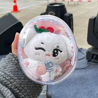 Doll Carrier Bag for 10cm Dolls, PVC Dustproof Storage and Display Case