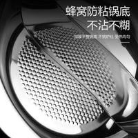Stainless Steel Hot Pot with Divider, Large Capacity Induction Cooker Compatible Shabu Shabu Pot