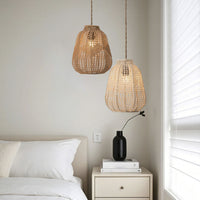 Bohemian Macrame Woven Lampshade for Indoor Decor