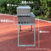 Portable Charcoal BBQ Grill for Home Outdoor Folding Barbecue Stove Camping Picnic