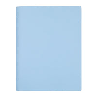 A5/B5 Soft Leather Loose-Leaf Notebook Cover with Detachable Metal Binder