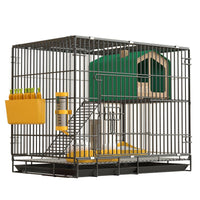 Large Rabbit Cage Guinea Pig Hutch with Automatic Waste Cleaning System