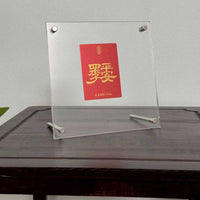 Clear Acrylic Photo Frame Postcard Display Stand for Tickets and Pictures