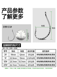 Upgraded Wacky Rig Worm Hooks for Bass Fishing, Barbed Offset Hooks for Soft Lures