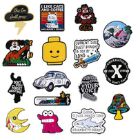 242 Series Metal Brooch Pin Set for Apparel and Accessories