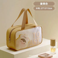Portable Waterproof Travel Toiletry Bag for Women, Clear Cosmetic Organizer for Gym, Swimming, and Shower