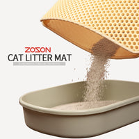 Large Waterproof Double-Layer EVA Cat Litter Trapper Mat