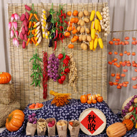 Artificial Vegetable String Decor for Kindergarten Autumn Harvest Theme