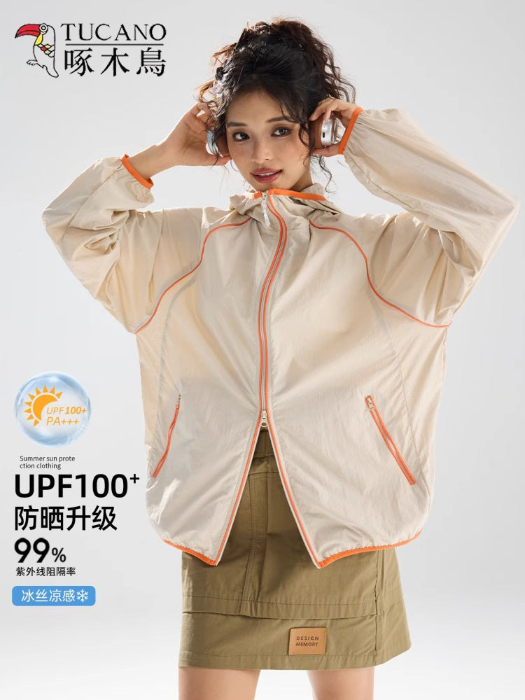 Woodpecker Women's UV Protection Ice Silk Sun Protection Jacket for Summer