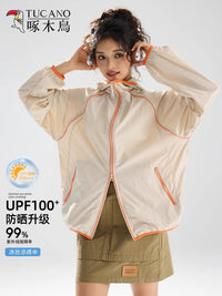 Woodpecker Women's UV Protection Ice Silk Sun Protection Jacket for Summer
